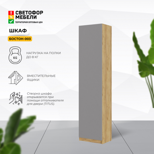 Шкаф одностворчатый "Бостон" ШК-003